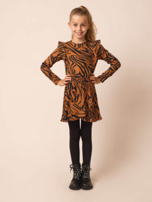 Jurk Little Miss Juliette Brown LAATSTE STUK maat 116