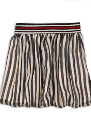 Rokje DJ Dutchjeans black/white stripes LAATSTE STUK maat 152