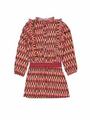 Quapi Jurk Raquel Multicolour Stripe