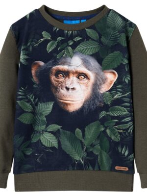 Sweater met print aap LAATSTE STUK 104