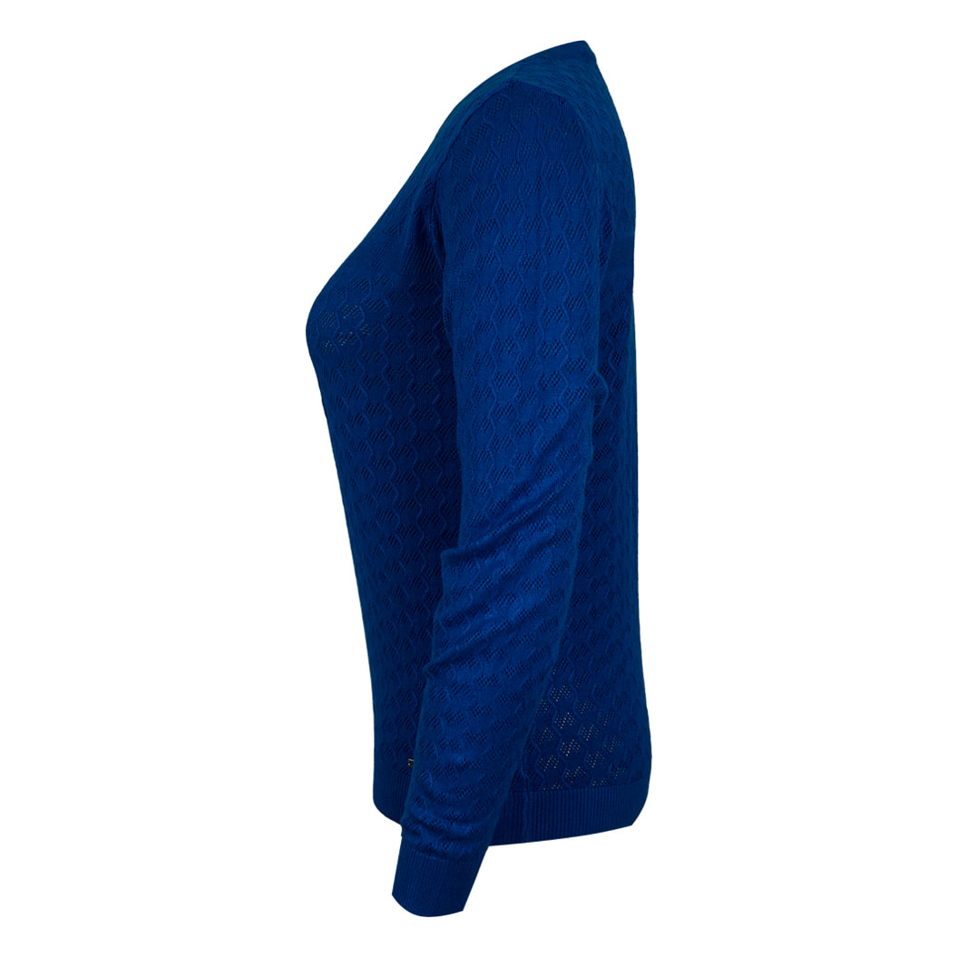 Vila Joy Longsleeve Kaori Cobalt - Afbeelding 3