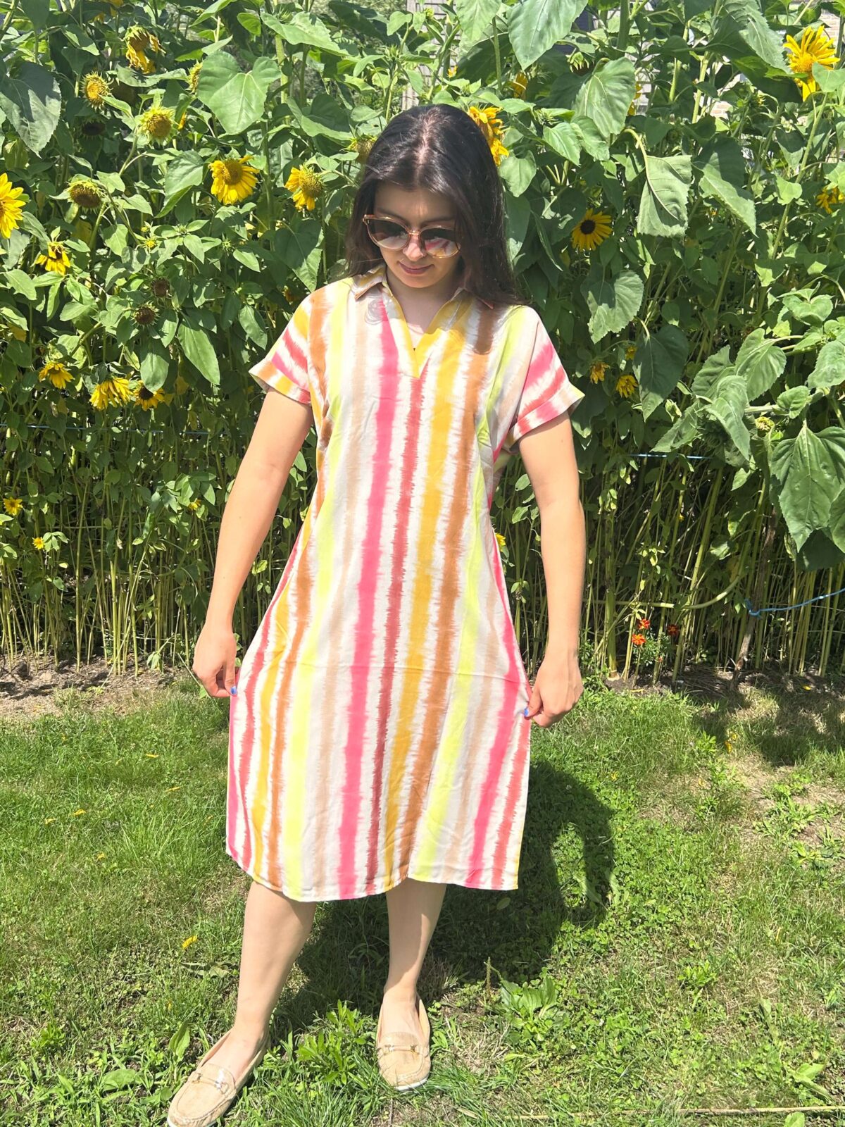 Vila Joy jurk DORSEY-L-51-B - Afbeelding 7