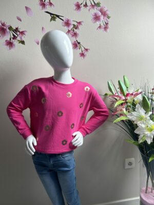 Loud Lions sweater roze met goud