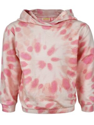 Someone Hippie hoodie met kap in het roze