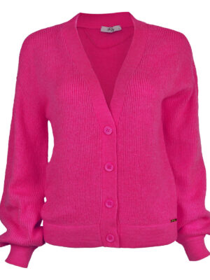Vila Joy Gilet Fuchsia