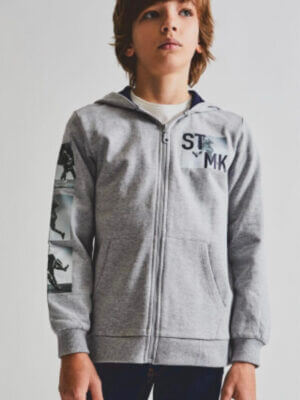 Street Monkey sweater met rits Yale