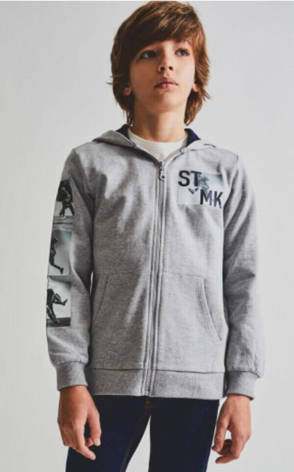 Street Monkey sweater met rits Yale