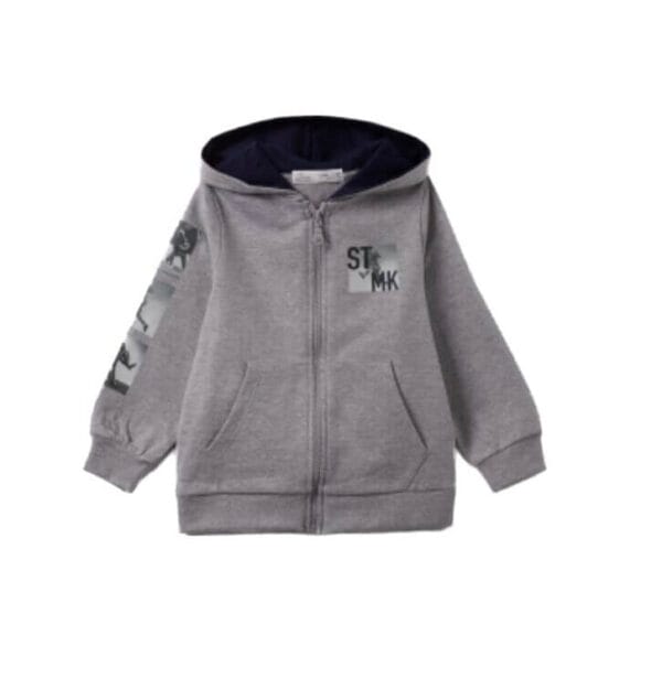 Street Monkey sweater met rits Yale - Afbeelding 2