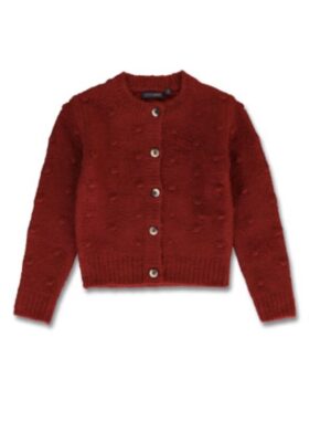 Lemon Beret Cardigan bordeaux LAATSTE STUKS 122