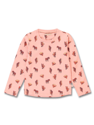 Lemon Beret longsleeve paarden meisjes
