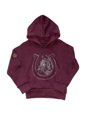 Squared & Cubed  Hoodie paardje glitter WEES VLUG LAATSTE STUK 116