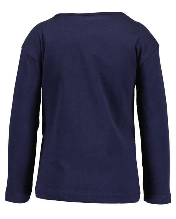Blue Seven longsleeve shine night blue - Afbeelding 2