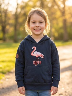 Squared & Cubed Hoodie met flamingo