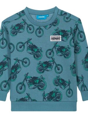 Someone sweater Motor-SB-16-A petrol LAATSTE STUK 98