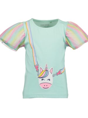 Blue Seven t-shirt met unicorn yucca