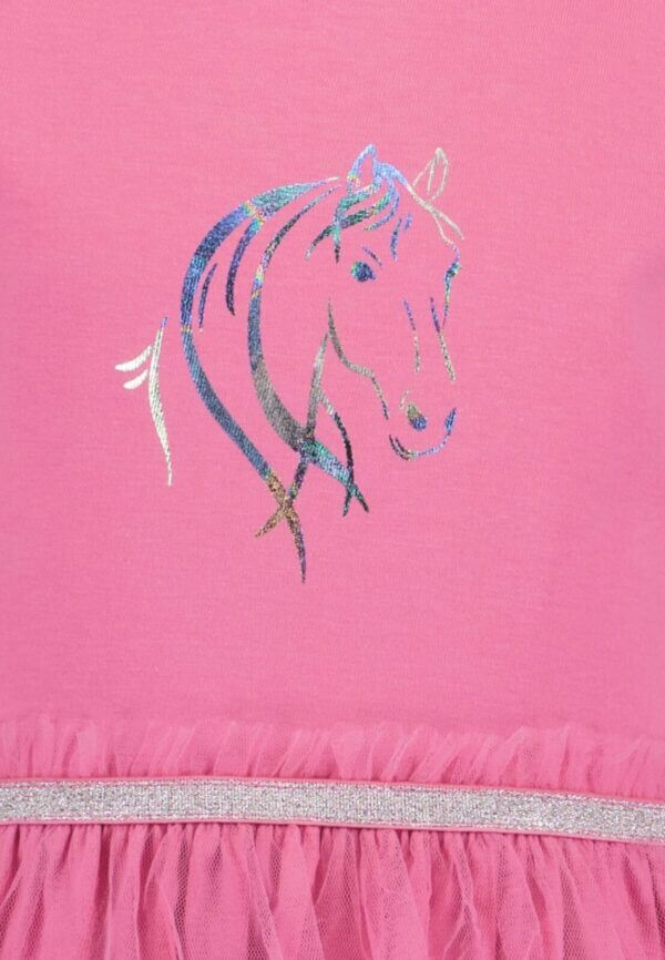 Blue Seven jurk voor de paardenmeisjes fushia - Afbeelding 3