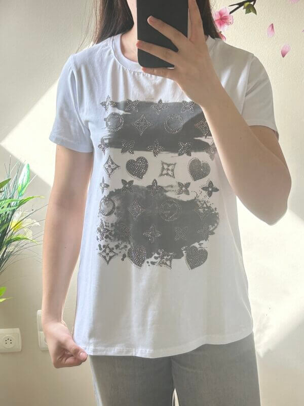 T-shirt donkerblauw - Afbeelding 3