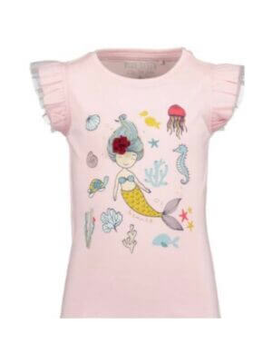 Blue Seven T-shirt met zeemeermin sweet pink