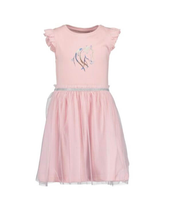 Blue Seven jurk voor de paardenmeisjes rosa
