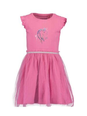 Blue Seven jurk voor de paardenmeisjes fushia