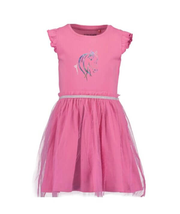 Blue Seven jurk voor de paardenmeisjes fushia