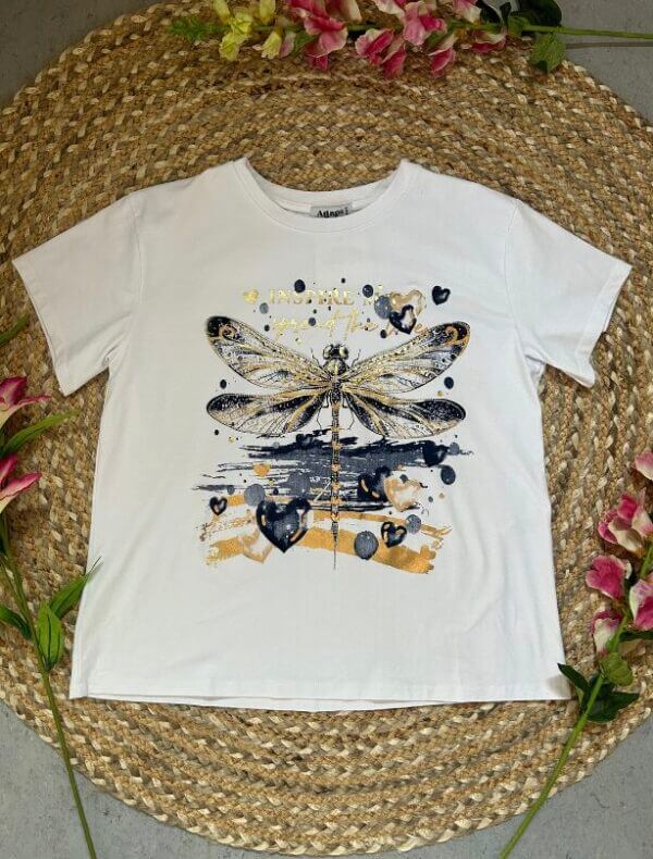 T-shirt lelie donkerblauw - Afbeelding 4
