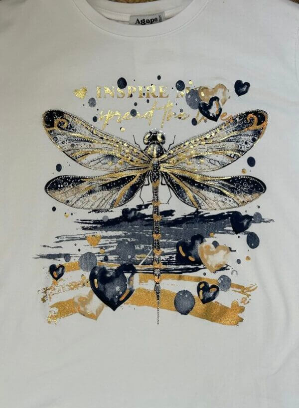 T-shirt lelie donkerblauw - Afbeelding 2