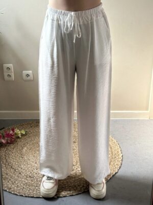 Broek stoffen wit