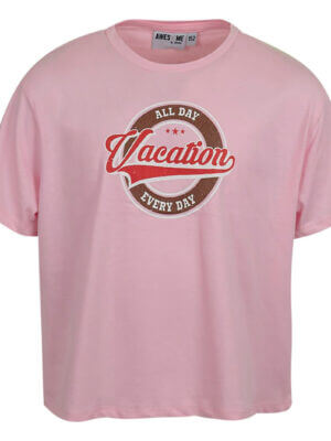 Awesome (by Someone) t-shirt Eef pink LAATSTE STUK 134