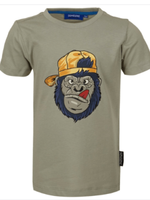 Someone t-shirt Faces light khaki