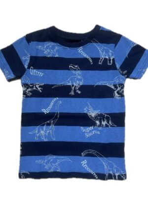 Lemon Beret t-shirt dino's donkerblauw
