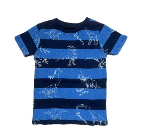 Lemon Beret t-shirt dino's donkerblauw