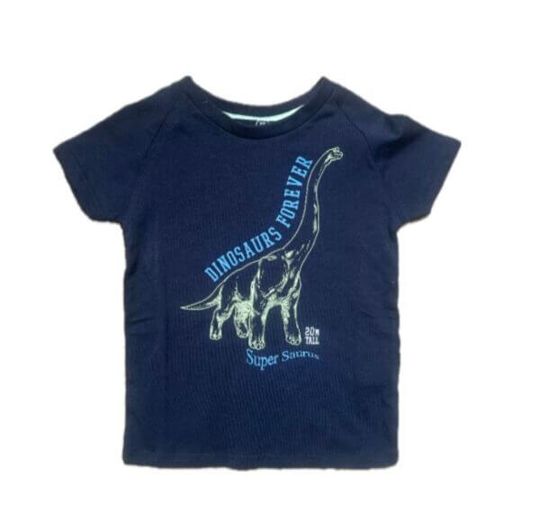 Lemon Beret T-shirt super saurus donkerblauw