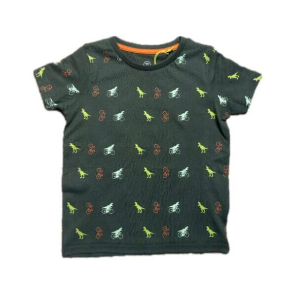 Lemon Beret t-shirt dino's groen