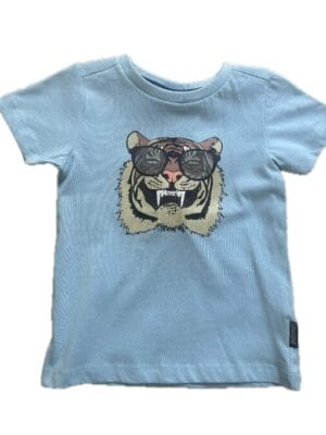 Someone t-shirt FACES lichtblauw