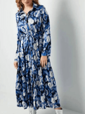 Maxi jurk bloemenprint