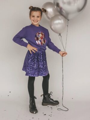 Your Wishes rokje Sequin mesh meisjes