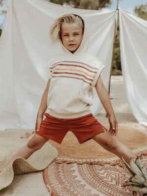 Your Wishes Melange sweater zonder mouw LAATSTE STUK: MAAT 134