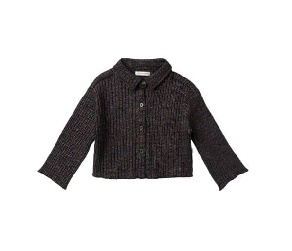 Your Wishes cropped shirt met knoopjes Midnight - Afbeelding 3