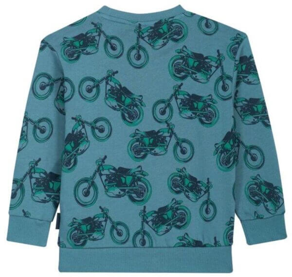 Someone sweater Motor-SB-16-A petrol LAATSTE STUK 98 - Afbeelding 2