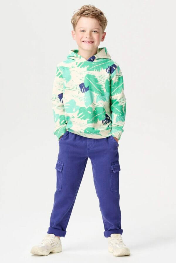 Noppies hoodie Leaf Pattern - Afbeelding 3