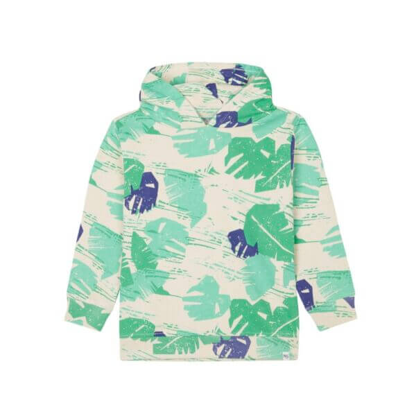 Noppies hoodie Leaf Pattern