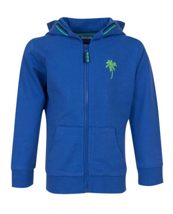 Someone sweater met rit en kap CROSS-SB-08-A