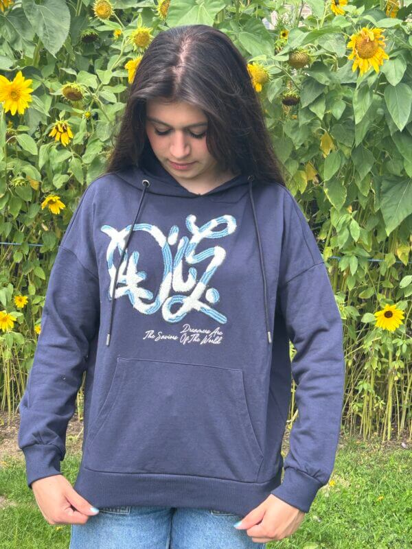 Lois Jeans Hoodie KANGURO blauw - Afbeelding 2