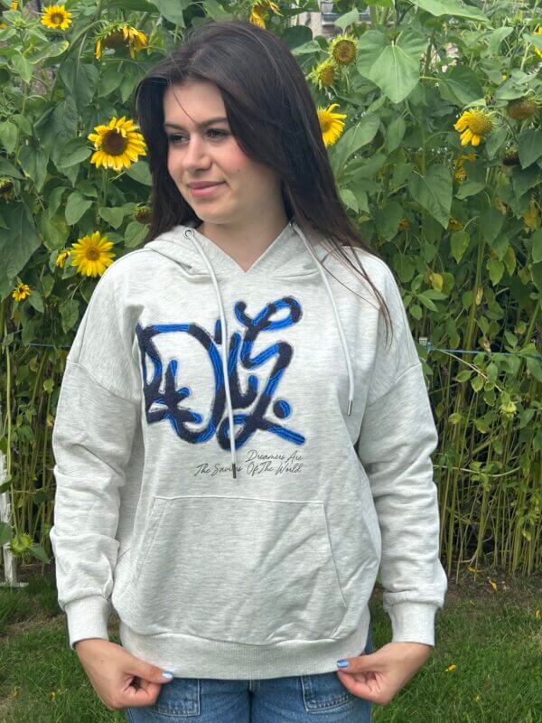 Lois Jeans Hoodie KANGURO grijs - Afbeelding 4