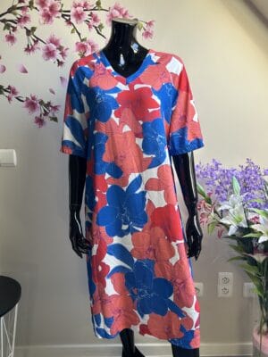 Vila Joy jurk ALAISA-L-53-B cobalt
