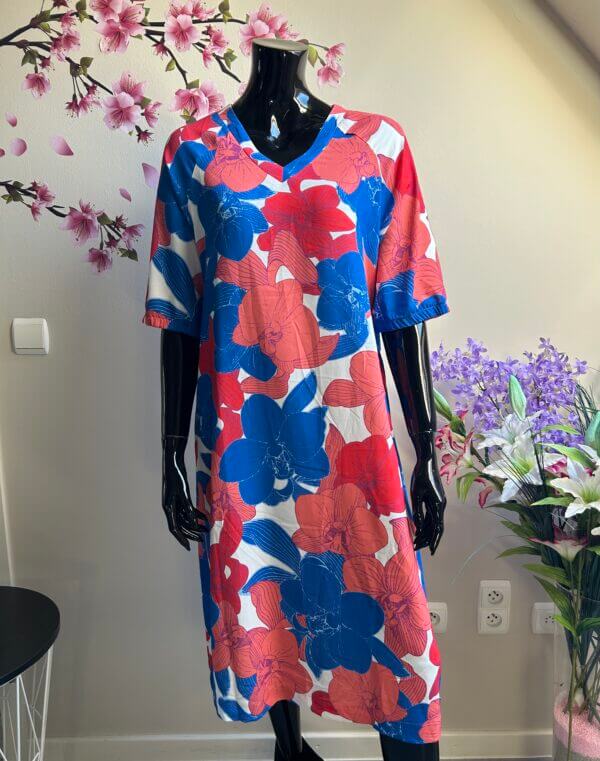 Vila Joy jurk ALAISA-L-53-B cobalt