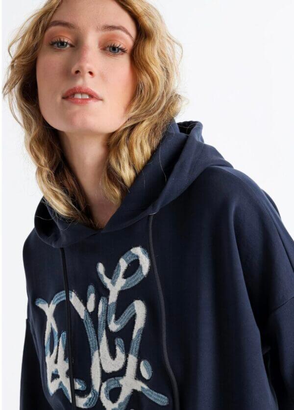 Lois Jeans Hoodie KANGURO blauw - Afbeelding 5