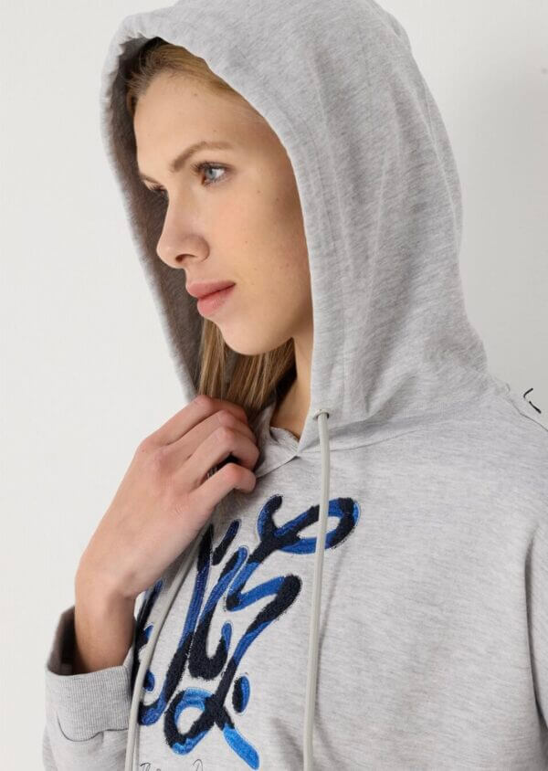 Lois Jeans Hoodie KANGURO grijs - Afbeelding 3