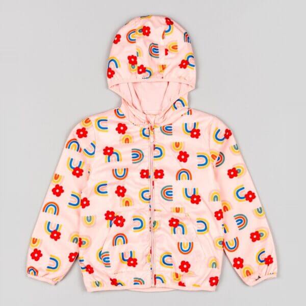 Losan jas roze met leuke print